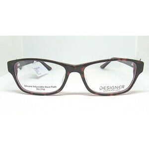 Designer Looks For less Eyeglasses Frames WT-FM14023 Burgundy 53-16-140